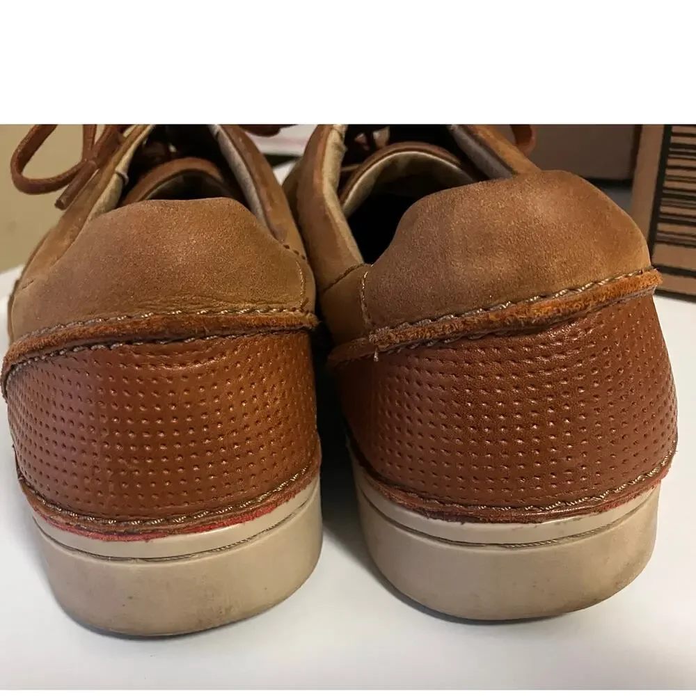 Clarks Collection Men’s 11M Brown Leather Lace Up Casual Shoes Comfort Wear‎